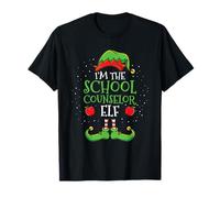 Im The School Counselor Elf Christmas T-Shirt