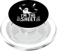 I'm The Sheet Cute Halloween Saying Ghost Pun PopSockets PopGrip for MagSafe