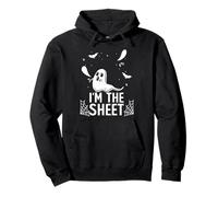 I'm The Sheet Cute Halloween Saying Ghost Pun Pullover Hoodie