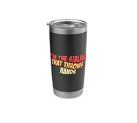 I'm The Sibling That Throw Hands Protective Brother Sister Stainless Steel Insulated Tumbler