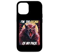 I'm The Sigma of My Pack Funny Wolf Meme Cool Werewolf Case for iPhone 12/12 Pro