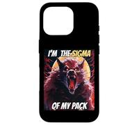 I'm The Sigma of My Pack Funny Wolf Meme Cool Werewolf Case for iPhone 16 Pro