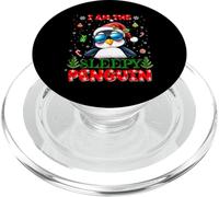 I'm The Sleepy Penguin Christmas Outfit Funny Xmas PopSockets PopGrip for MagSafe