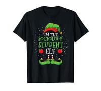 Im The Sociology Student Elf Christmas T-Shirt