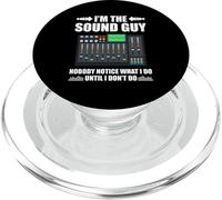 I'm the sound guy nobody sound engineer sound engineer PopSockets PopGrip for MagSafe