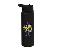 I'm the Sporty Witch Halloween Costume Stainless Steel Insulated Water Bottle