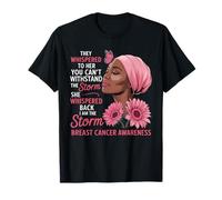 I'm The Storm Black Women Breast Cancer Awareness Month T-Shirt