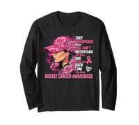 I'm The Storm Black Women Breast Cancer Survivor Pink Ribbon Long Sleeve T-Shirt
