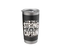 I'm The Strong Captain Boat Ship Leader Stainless Steel Insulated Tumbler