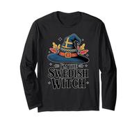 I'm The Swedish Witch Sweden Flag Easy Halloween Costume Long Sleeve T-Shirt