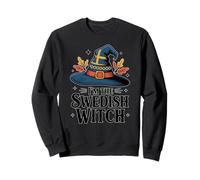 I'm The Swedish Witch Sweden Flag Easy Halloween Costume Sweatshirt
