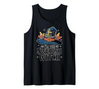 I'm The Swedish Witch Sweden Flag Easy Halloween Costume Tank Top