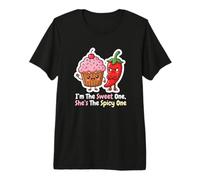I'm The Sweet One She's The Spicy One Matching Duo Premium T-Shirt