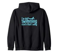 I'm the Swimming Coach That's Why Zip Hoodie