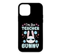 I'm The Teacher Bunny Floral Matching Family Easter Rabbit Case for iPhone 12 mini