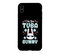 I'm The Tuba Bunny Floral Matching Family Easter Rabbit Case for iPhone XS Max
