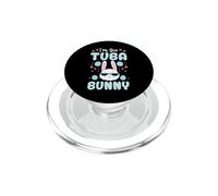 I'm The Tuba Bunny Floral Matching Family Easter Rabbit PopSockets PopGrip for MagSafe