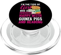 Im The Type Of Girl Who Is Perfectly Happy With Guinea Pigs PopSockets PopGrip for MagSafe