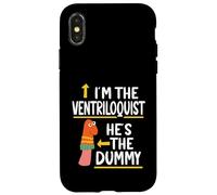 Im the Ventriloquist Puppeter Puppet Master Comedy Performer Case for iPhone X/XS