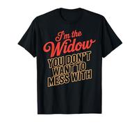 I'm The Widow Heaven Memorial Husband Widow T-Shirt