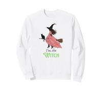 I'm The Witch Couples Costume Shirt for Girls He's with Me Sweatshirt