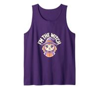 Im The Witch Funny Halloween Couples Match Tank Top