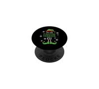 Im The Yorkshire Terrier Elf Christmas PopSockets Adhesive PopGrip