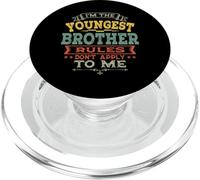 I'm the Youngest Brother Rules Don't Apply To Me Family PopSockets PopGrip for MagSafe
