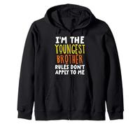 I'm The Youngest Brother Rules Don't Apply To Me Matching Zip Hoodie