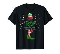 I'm The Youngest Elf Family Matching Funny Christmas Pajama T-Shirt