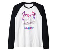 I'm The Youngest Sister Rules Don't Apply to Me Family Raglan Baseball Tee