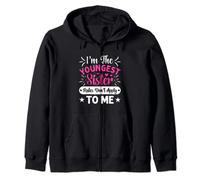 I'm the youngest Sister Rules don't apply to me - Siblings Zip Hoodie