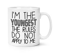 I'm The Youngest The Rules Do Not Apply to Me 10oz Mug Cup