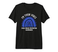 I'm Their Voice Child Abuse Prevention Awareness Premium T-Shirt