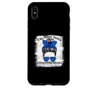 Im Their Voice Stop Child Abuse Prevention Awareness Month Case for iPhone XS Max