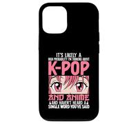 I'm Thinking About Kpop Funny Anime Otaku Kpop Music Lovers Case for iPhone 12/12 Pro