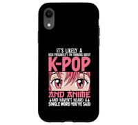 I'm Thinking About Kpop Funny Anime Otaku Kpop Music Lovers Case for iPhone XR