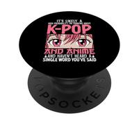 I'm Thinking About Kpop Funny Anime Otaku Kpop Music Lovers PopSockets Adhesive PopGrip