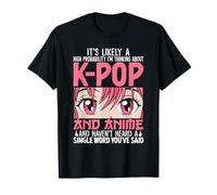 I'm Thinking About Kpop Funny Anime Otaku Kpop Music Lovers T-Shirt
