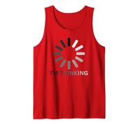 I'm Thinking Autistic Sayings things autistic people say Tank Top