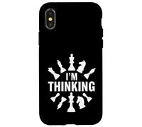I'm Thinking Chess Pieces Chess Player Lover Case for iPhone X/XS