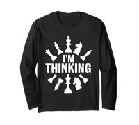 I'm Thinking Chess Pieces Chess Player Lover Long Sleeve T-Shirt