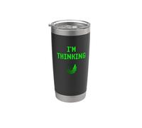 I'm Thinking Funny Loading Wheel Computer Geek Nerd Tech IT Stainless Steel Insulated Tumbler