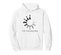 I'm Thinking Mind Sport Chess Clock Board Game Pieces Chess Pullover Hoodie