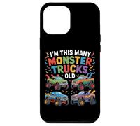 I'm This Many Monster Car Trucks Old Years Boy 4th Birthday Case for iPhone 12 Pro Max