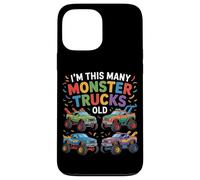 I'm This Many Monster Car Trucks Old Years Boy 4th Birthday Case for iPhone 13 Pro Max