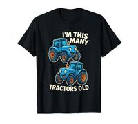 I'm This Many Tractors Old - 2nd Birthday Fun T-Shirt