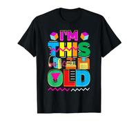 I'm This Old 2000's Vintage Two-Thousands Retro 00s Value Graphic T-Shirt, Men, Black, XL