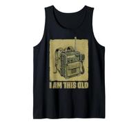 I'm This Old Classic Nostalgia 90s 80s Army Soldier Gen X Tank Top