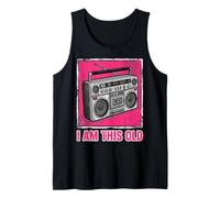 I'm This Old Classic Nostalgia 90s 80s Boombox Gen X Tank Top